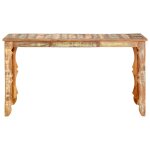 Vidaxl table de salle  manger 140x70x76cm bois de rcupration massif