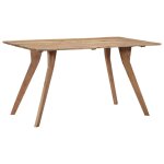 Vidaxl table de salle à manger 140x80x76 cm bois d'acacia massif Vidaxl table de salle à manger 140x80x76 cm bois d'acacia massif