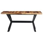 Vidaxl table de salle � manger 160x80x75 cm bois de sesham massif
