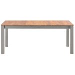 Vidaxl table de salle  manger 180x90x74 cm bois de chne solide