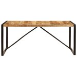 Vidaxl table de salle � manger 180x90x75 cm bois de manguier solide