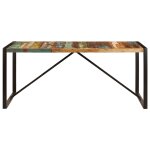 Vidaxl table de salle  manger 180x90x75 cm bois de rcupration
