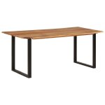 Vidaxl table de salle  manger 180x90x76 cm bois d'acacia massif