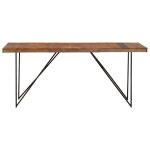 Vidaxl table de salle � manger 180x90x76 cm bois d'acacia massif
