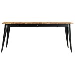 Vidaxl table de salle  manger 180x90x76 cm bois d'acacia massif