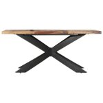 Vidaxl table de salle à manger 180x90x76 cm bois solide Vidaxl table de salle à manger 180x90x76 cm bois solide