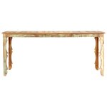 Vidaxl table de salle  manger 180x90x76cm bois de rcupration solide