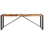 Vidaxl table de salle à manger 220x100x75 cm bois solide de sesham Vidaxl table de salle à manger 220x100x75 cm bois solide de sesham