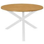 Vidaxl table de salle à manger blanc 120 x 75 cm mdf Vidaxl table de salle à manger blanc 120 x 75 cm mdf