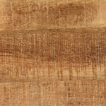 Vidaxl table de salle  manger bois de manguier et acier 120x60x76 cm
