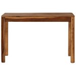 Vidaxl table de salle � manger bois massif de sesham 120 x 60 x 76 cm