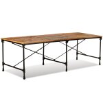 Vidaxl table de salle à manger bois de récupération massif 240 cm Vidaxl table de salle à manger bois de récupération massif 240 cm
