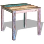 Vidaxl table de salle à manger bois de récupération massif 80x82x76 cm Vidaxl table de salle à manger bois de récupération massif 80x82x76 cm