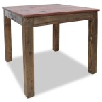 Vidaxl table de salle à manger bois de récupération massif 82x80x76 cm Vidaxl table de salle à manger bois de récupération massif 82x80x76 cm