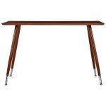 Vidaxl table de salle à manger marron 120x60x74 cm mdf Vidaxl table de salle à manger marron 120x60x74 cm mdf