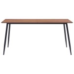 Vidaxl table de salle à manger marron 160x80x75 cm mdf Vidaxl table de salle à manger marron 160x80x75 cm mdf
