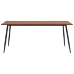 Vidaxl table de salle à manger marron 180x90x75 cm mdf Vidaxl table de salle à manger marron 180x90x75 cm mdf