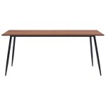 Vidaxl table de salle à manger marron 200x100x75 cm mdf Vidaxl table de salle à manger marron 200x100x75 cm mdf