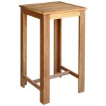 Vidaxl table et tabourets de bar 3 pcs bois d'acacia massif