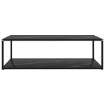 Vidaxl table basse noir 120x60x35 cm verre trempé Vidaxl table basse noir 120x60x35 cm verre trempé
