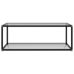 Vidaxl table basse transparent 100x50x35 cm verre tremp