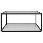 Vidaxl table basse transparent 80x80x35 cm verre trempé Vidaxl table basse transparent 80x80x35 cm verre trempé