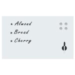 Vidaxl tableau blanc magntique mural en verre 100 x 60 cm