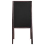 Vidaxl tableau noir double face bois de cdre autoportant 40 x 60 cm