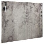 Vidaxl tableau noir magntique mural verre 40x40 cm