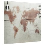 Vidaxl tableau noir magn�tique mural verre 50x50 cm