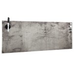 Vidaxl tableau noir magntique mural verre 60x20 cm