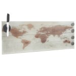 Vidaxl tableau noir magntique mural verre 60x20 cm