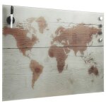 Vidaxl tableau noir magntique mural verre 80x60 cm