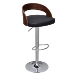 Vidaxl tabourets de bar 2 pcs bois courb