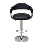 Vidaxl tabourets de bar 2 pcs bois courb