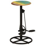 Vidaxl tabourets de bar 2 pcs bois massif de rcupration