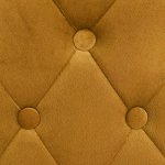 Vidaxl tabourets de bar 2 pcs jaune velours