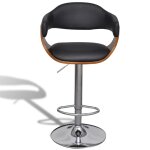Vidaxl tabourets de bar 2 pcs similicuir