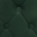 Vidaxl tabourets de bar 2 pcs vert foncé velours Vidaxl tabourets de bar 2 pcs vert foncé velours