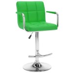 Vidaxl tabourets de bar 2 pcs vert similicuir Vidaxl tabourets de bar 2 pcs vert similicuir