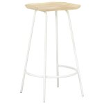 Vidaxl tabourets de bar 4 pcs bois de manguier massif