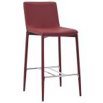 Vidaxl tabourets de bar 4 pcs rouge bordeaux similicuir Vidaxl tabourets de bar 4 pcs rouge bordeaux similicuir