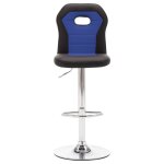 Vidaxl tabouret de bar bleu similicuir
