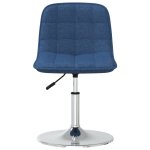 Vidaxl tabouret de bar bleu tissu Vidaxl tabouret de bar bleu tissu