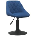 Vidaxl tabouret de bar bleu velours