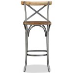 Vidaxl tabouret de bar bois de manguier massif Vidaxl tabouret de bar bois de manguier massif