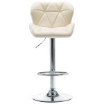 Vidaxl tabouret de bar crme similicuir
