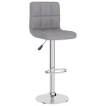 Vidaxl tabouret de bar gris clair tissu