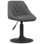 Vidaxl tabouret de bar gris foncé velours Vidaxl tabouret de bar gris foncé velours