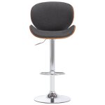 Vidaxl tabouret de bar gris tissu